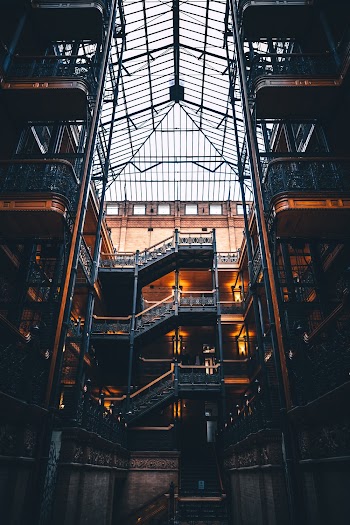 Grey Concrete Building Interior