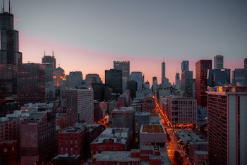 Grey Concrete Buildings