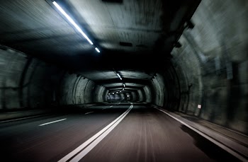 Grey Concrete Road