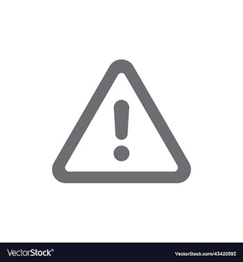 grey danger notice or risk icon