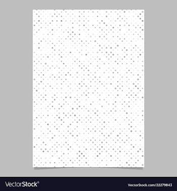 Grey dot pattern brochure background - stationery vector image