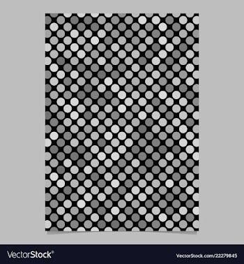 Grey dot pattern brochure background - stationery vector image