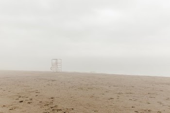 Grey Foggy Beach