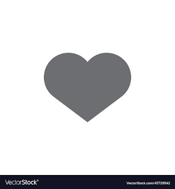 grey heart filled icon