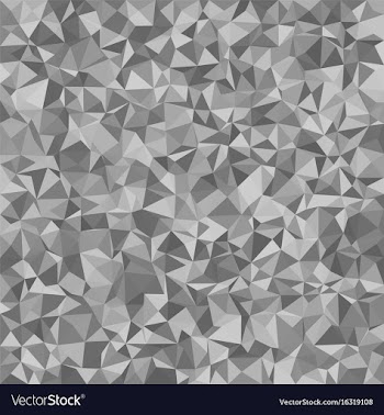 Grey irregular triangle tile mosaic background vector image