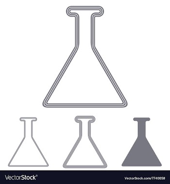 Grey line research logo design set vector image