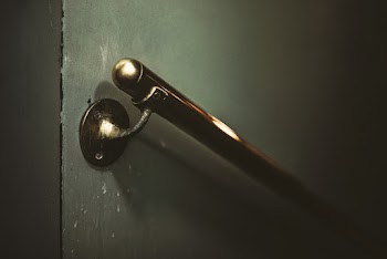Grey Metal Curtain Rod