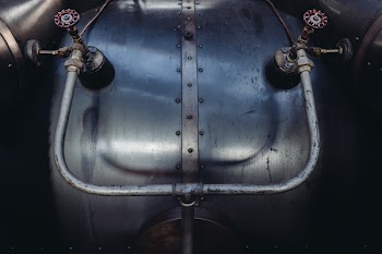 Grey Metal Tank