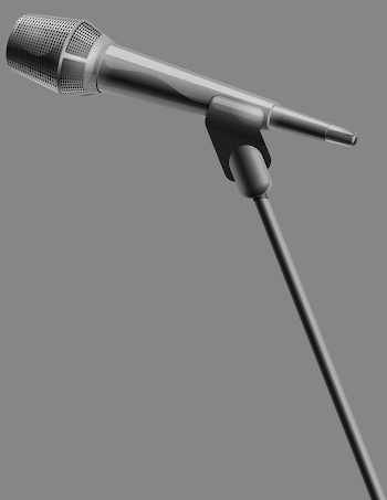 Grey Microphone Transparent PNG Clip Art | Gallery Yopriceville ...