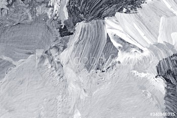 Grey paint brushstroke