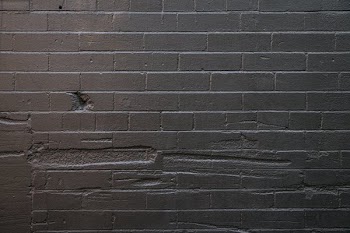 Grey Painted Brick Wall