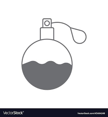 grey perfume bottle icon