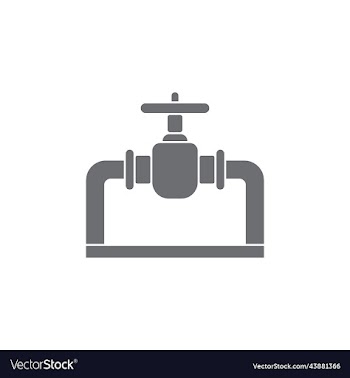 grey pipeline solid icon