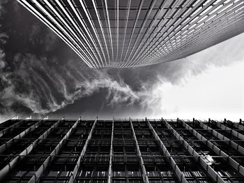 Grey Scale Photo of Buildings