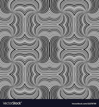 Grey seamless abstract psychedelic spiral stripe vector image