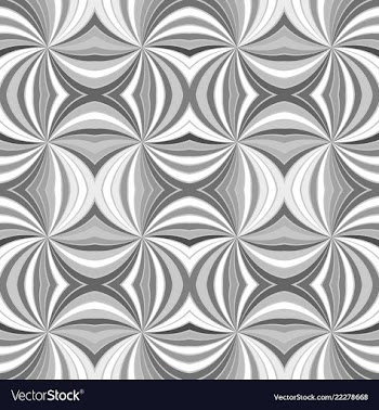 Grey seamless abstract psychedelic swirl stripe vector image
