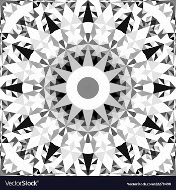 Grey seamless abstract triangle mosaic vector image