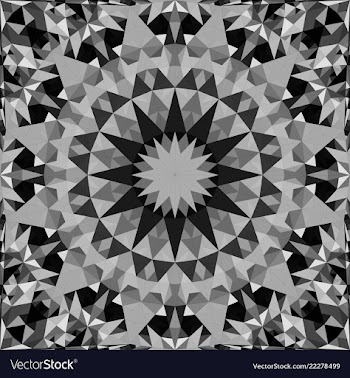 Grey seamless abstract triangle mosaic vector image