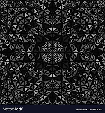 Grey seamless kaleidoscope pattern background vector image