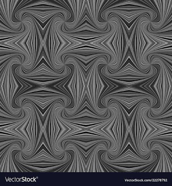 Grey seamless psychedelic geometrcial spiral vector image