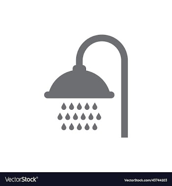 grey shower icon