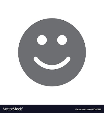 grey smile solid icon