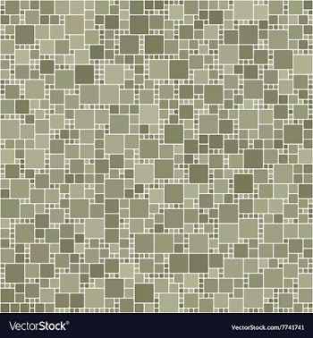 Grey square mosaic background vector image