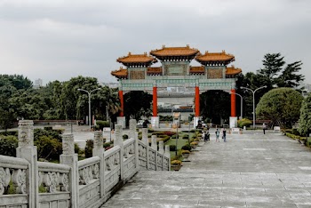 Grey Staircase Near Gate