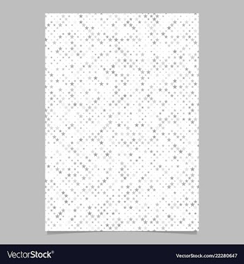 Grey star shape pattern background brochure vector image