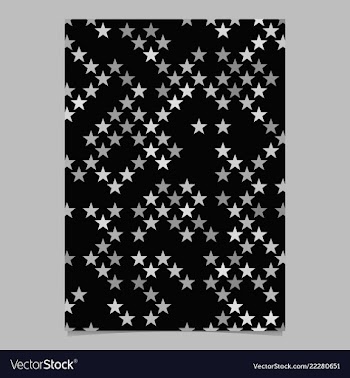 Grey star shape pattern background brochure vector image
