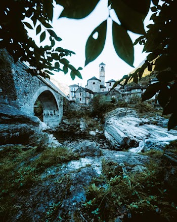 Grey Stone Bridge over Rocky River