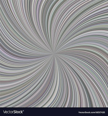 Grey swirl background from spiral ray stripes vector image