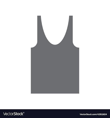 grey tank top solid icon