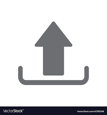 grey upload icon