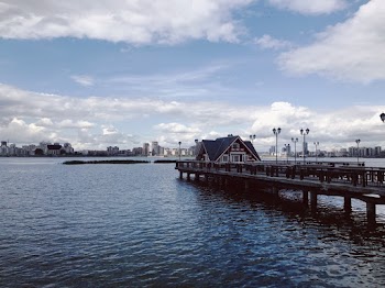 Grey Wooden Dock