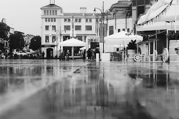 Greyscale Photography of City Building