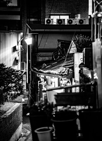 Greyscale Photography of House