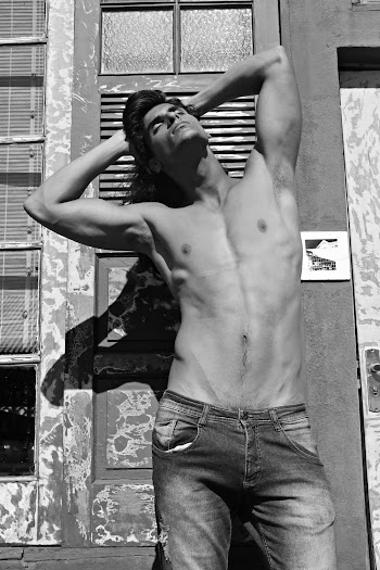 Greyscale Photography of Topless Man