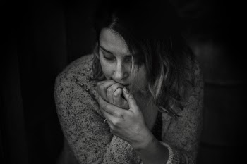Greyscale Photography of Woman Wearing Long-sleeved Top