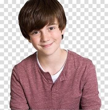 Greyson chance, boy wearing maroon top transparent background PNG clipart