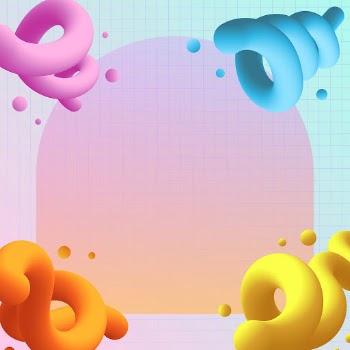 Grid frame background, abstract 3D | Free PSD - rawpixel