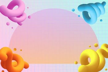 Grid frame background, abstract 3D | Free PSD - rawpixel