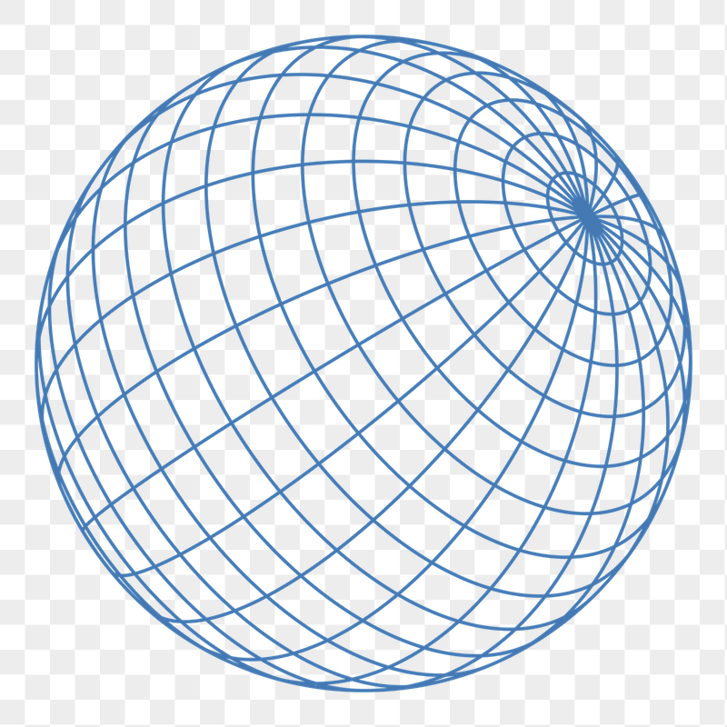 Grid globe png sticker illustration, | Free PNG - rawpixel