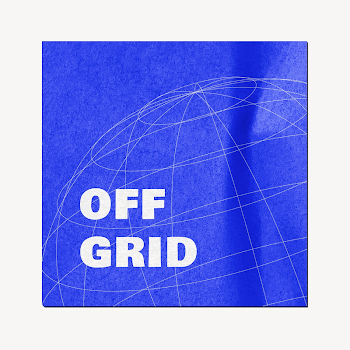 Grid globe sticker mockup, realistic | Free PSD Mockup - rawpixel