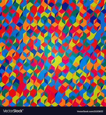 Grid mosaic background creative design templates vector image