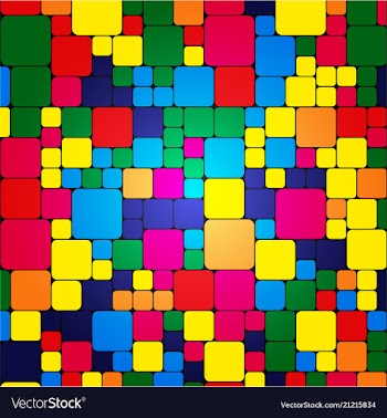 Grid mosaic background creative design templates vector image