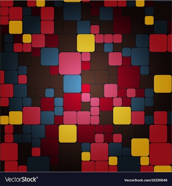 Grid mosaic background creative design templates vector image