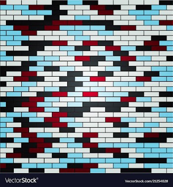 Grid mosaic background creative design templates vector image