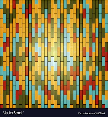 Grid mosaic background creative design templates vector image