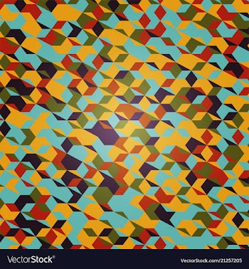 Grid mosaic background creative design templates vector image
